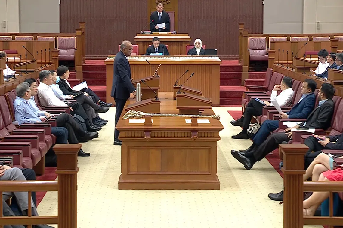 Parliament sitting on Oct 6.