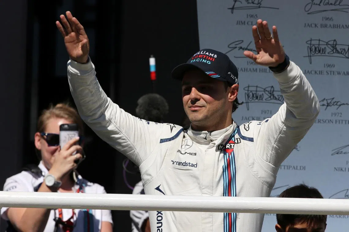 FILE PHOTO: Formula One F1 - Brazilian Grand Prix 2017 - Sao Paulo, Brazil - November 12, 2017  Williams' Felipe Massa after the race  REUTERS/Paulo Whitaker/File Photo