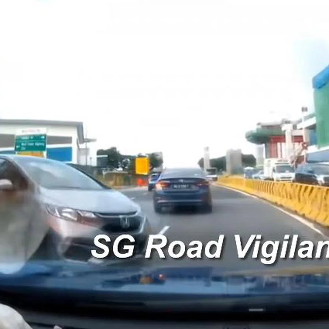 Two female car drivers aged 41 and 53 were taken conscious to Ng Teng Fong General Hospital.