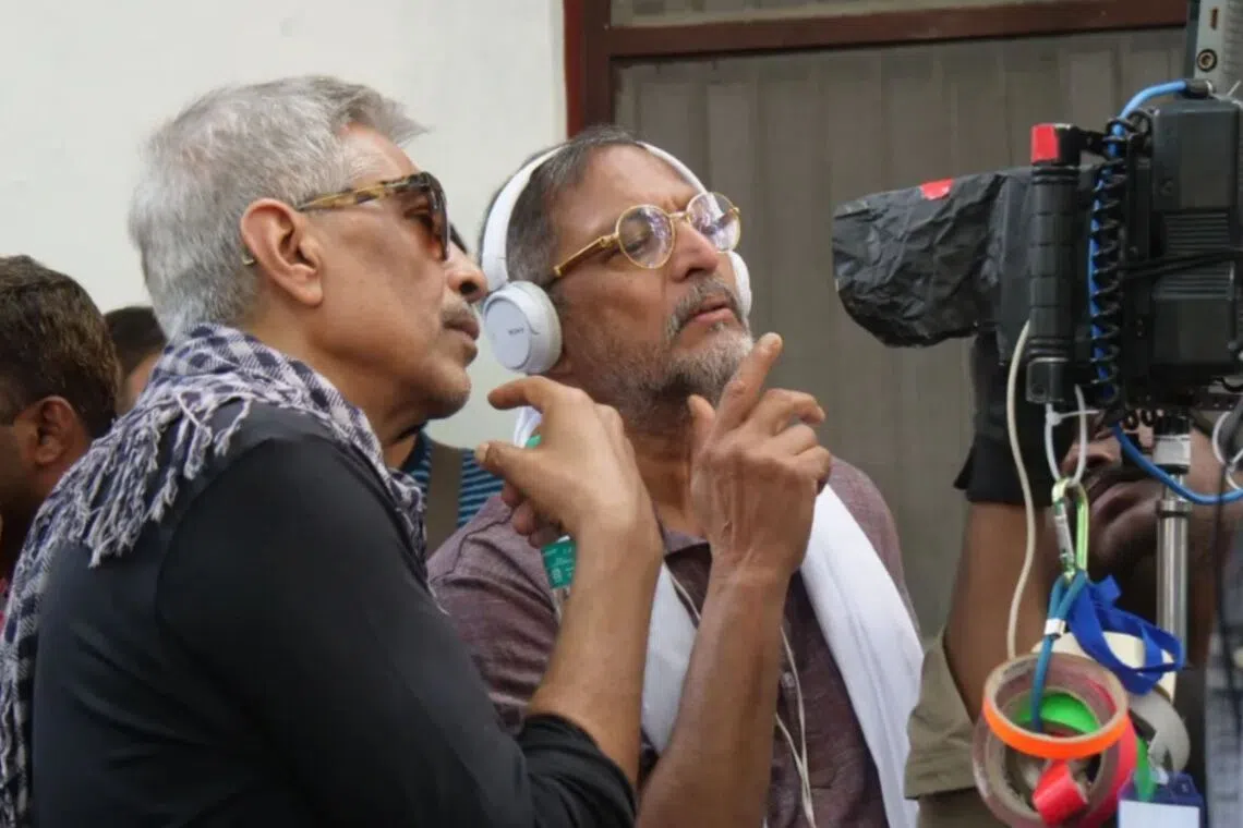 Bollywood star Nana Patekar (right) leaves behind a body of work in Hindi and Marathi films that span nearly five decades.