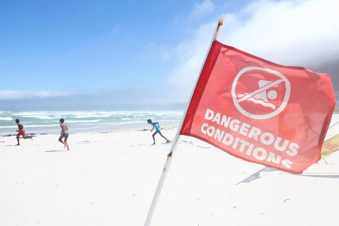 Durban has gradually been re-opening its beaches after closure due to sewerage problems.