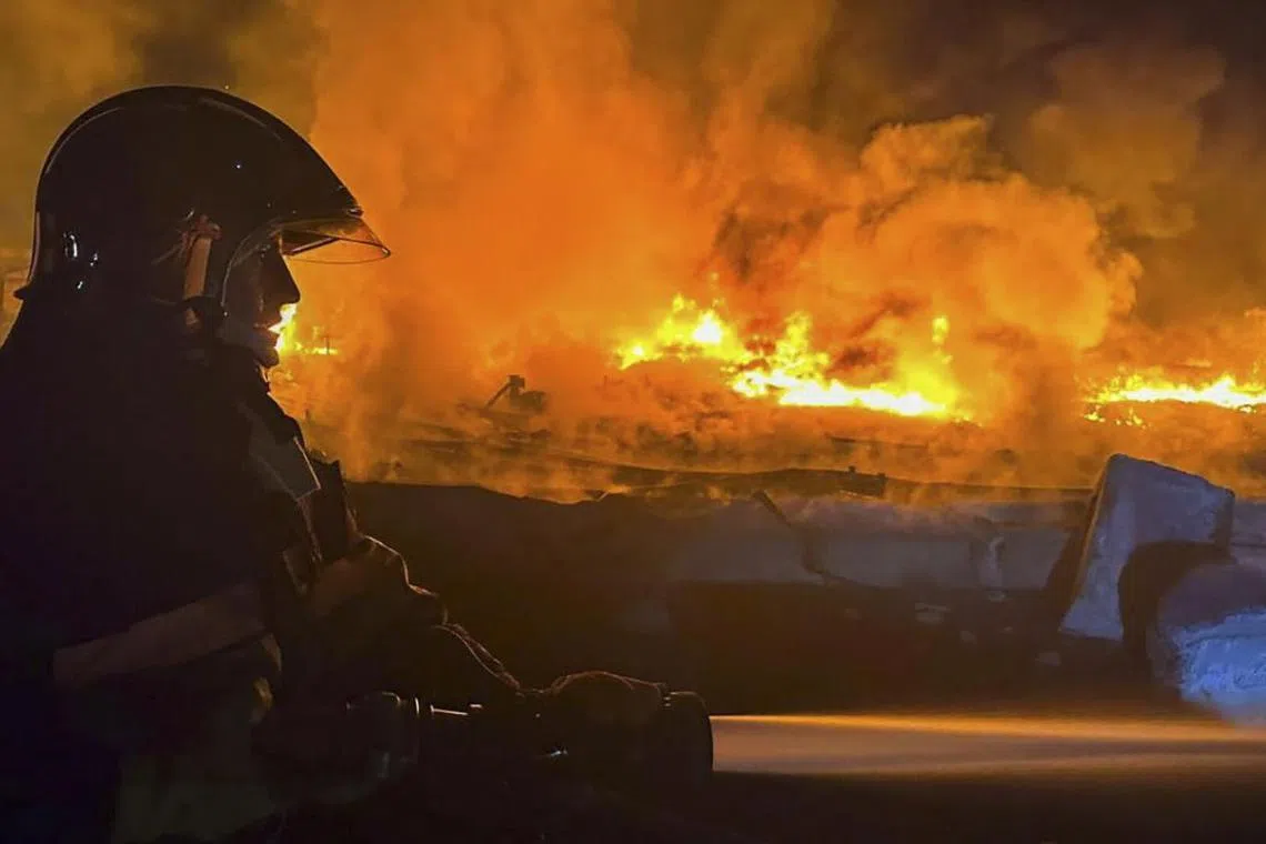 Russia has repeatedly launched drone strikes on Danube infrastructure in southern Ukraine, close to the border with Romania.