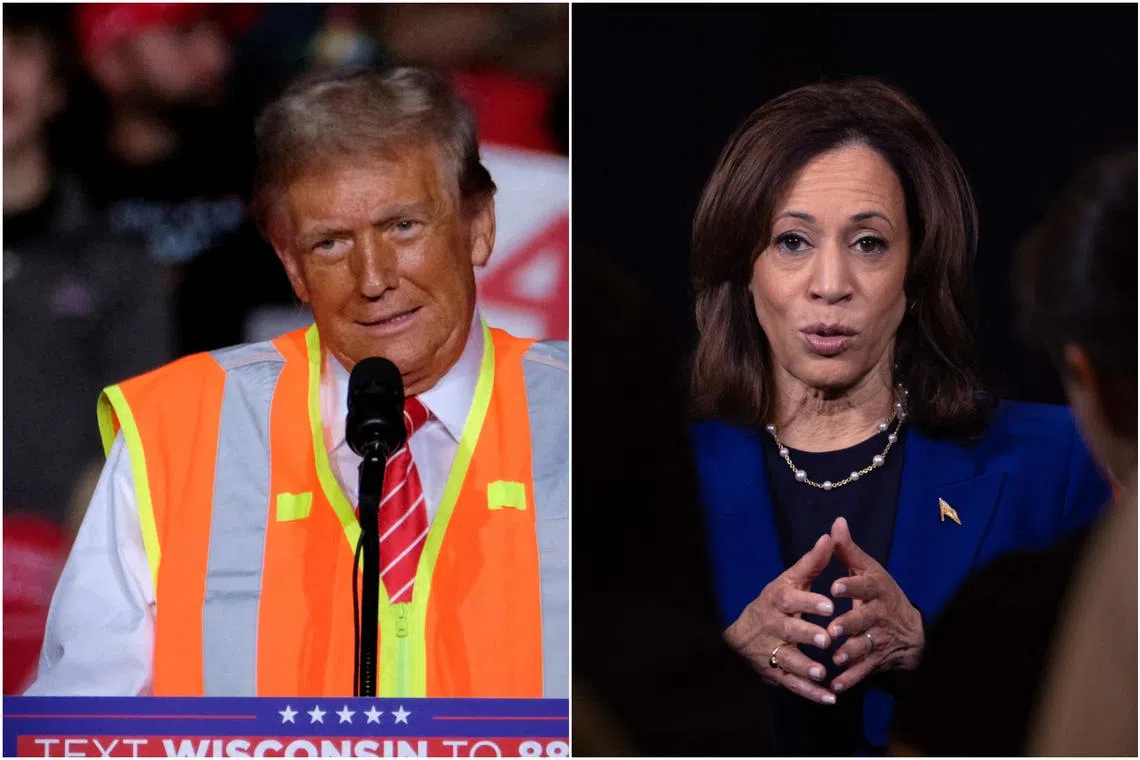 Republican presidential candidate Donald Trump sued CBS on Oct 31 over an interview of his Democratic rival Kamala Harris aired on its 60 Minutes news programme in early October.
