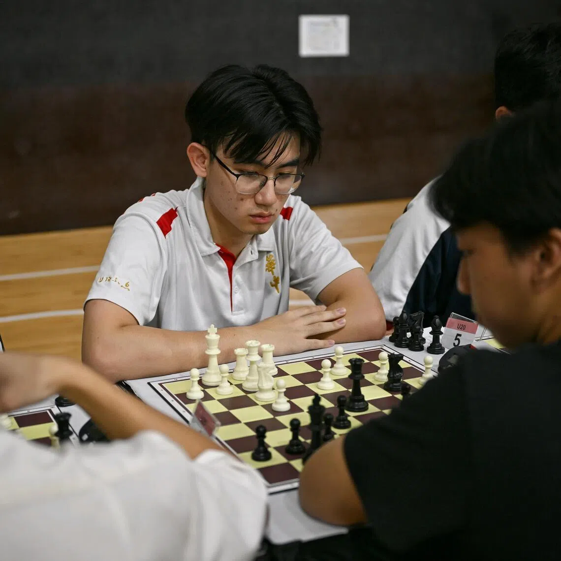 U20 5th place: Ashton Chia

Final day of National Schools Individual Chess Championships 2026, at OCBC Arena on Mar 17, 2026.
