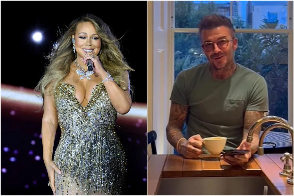 The video, in which David Beckham initially struggled to hit the high notes, garnered 1.3 million “likes” and caught Mariah Carey’s attention.