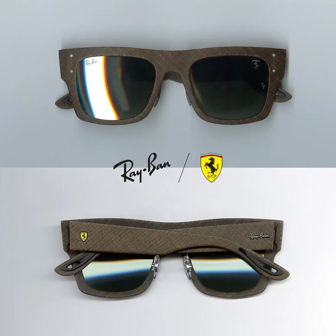 The event-exclusive Flax Fiber limited-edition sunglasses are the highlight of the Ray-Ban pop-up.