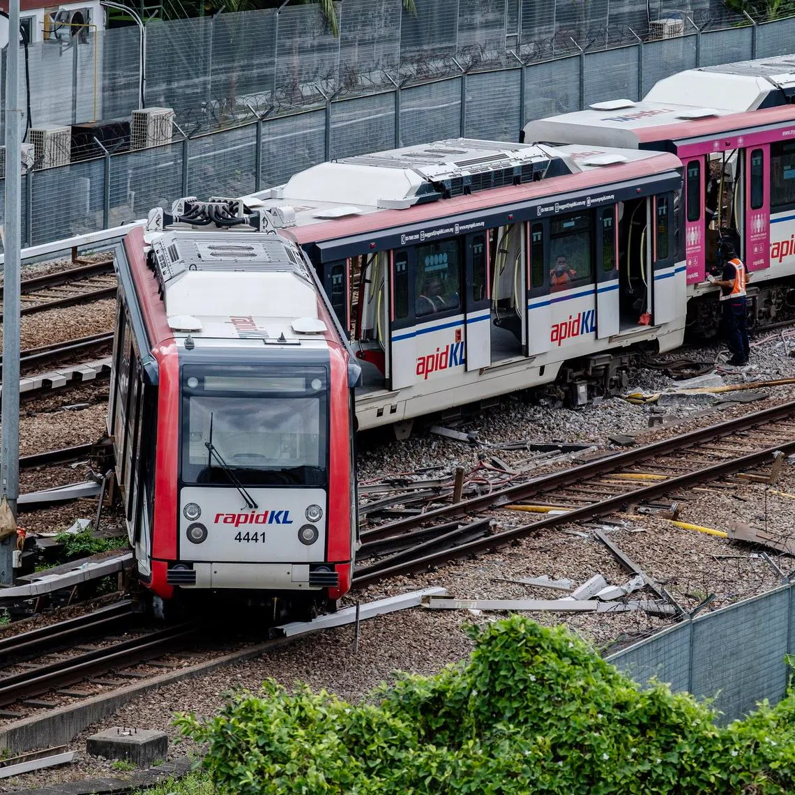 There were 25 passengers on board the train which derailed on the morning of May 28, all of whom were safely evacuated.