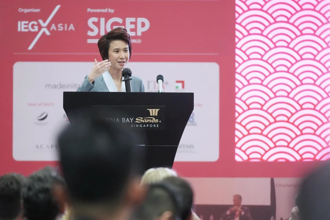 CMG20240626-ChiaTY01/谢智扬/卢慧菁/SIGEP Asia 2024 and Restaurant Asia 2024: Official Opening Ceremony.［Marina Bay Sands Sands Expo & Convention Centre Halls D, E & F, Basement 2 10 Bayfront Avenue Singapore 018956］