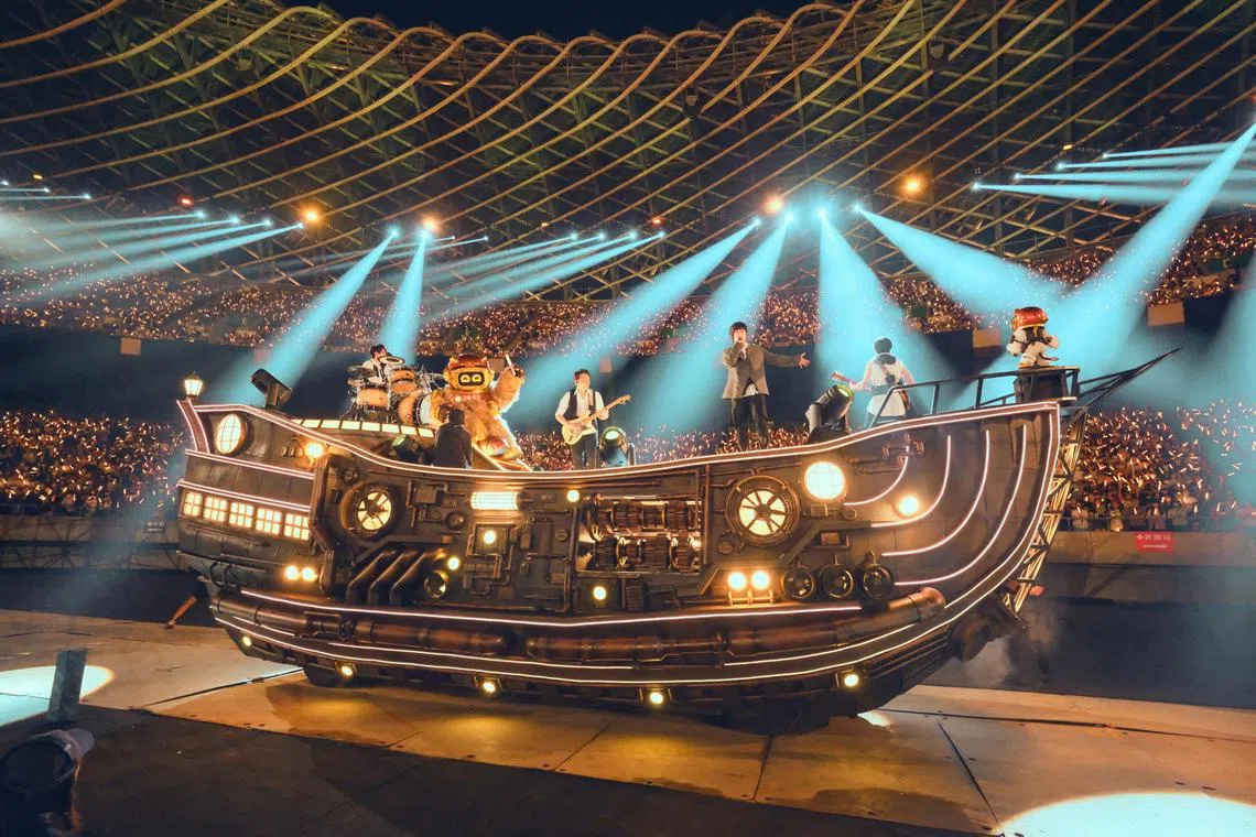 Taiwanese rock band Mayday will sail on a giant Noah’s Ark during their shows at the National Stadium on Jan 13 and 14.