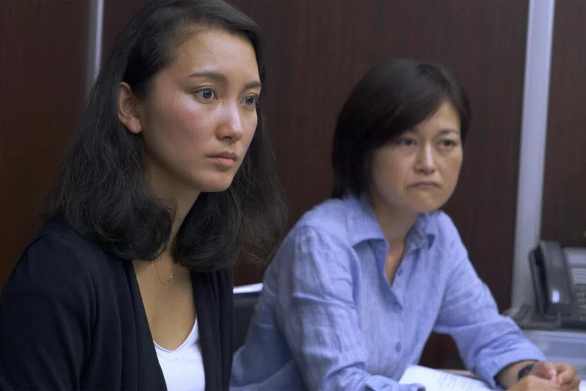 Shiori Ito (left) in Black Box Diaries.