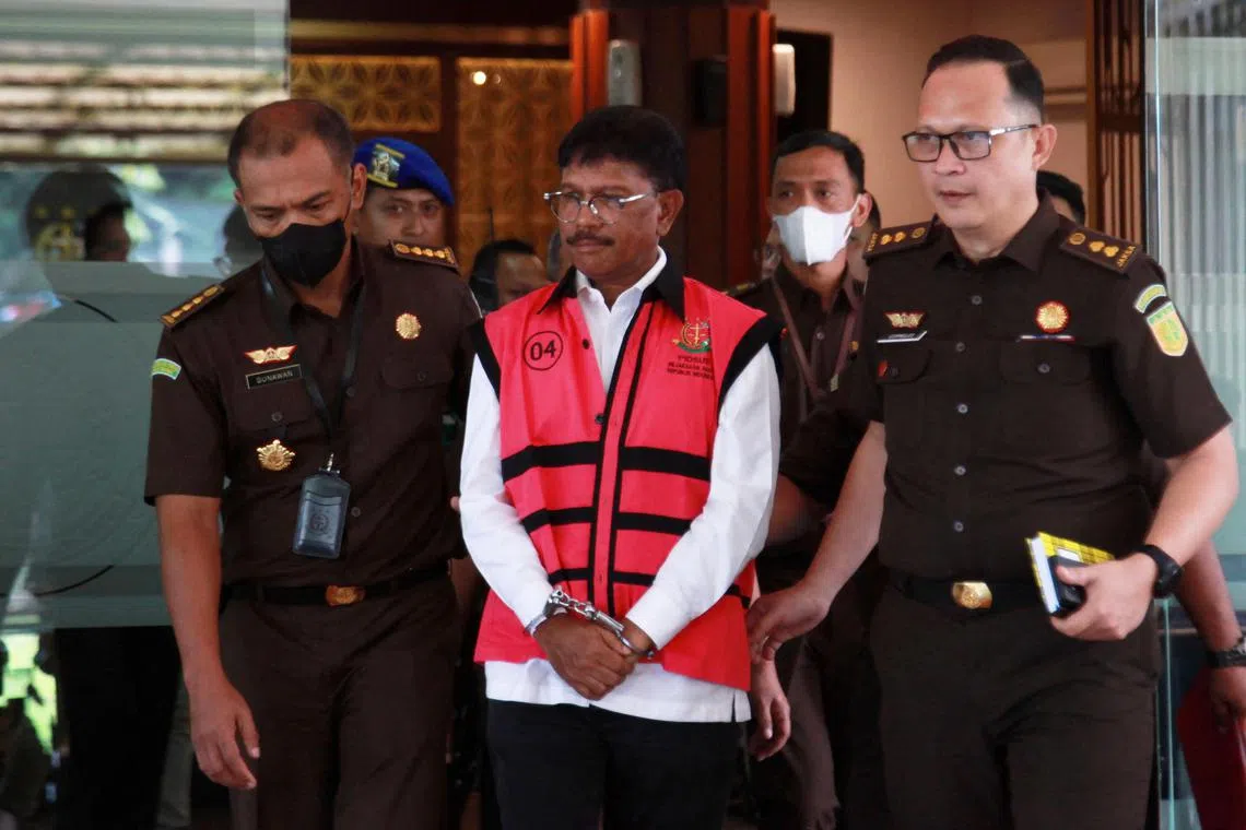 Johnny G. Plate is the fifth minister in President Joko Widodo’s administration to be charged with corruption. 