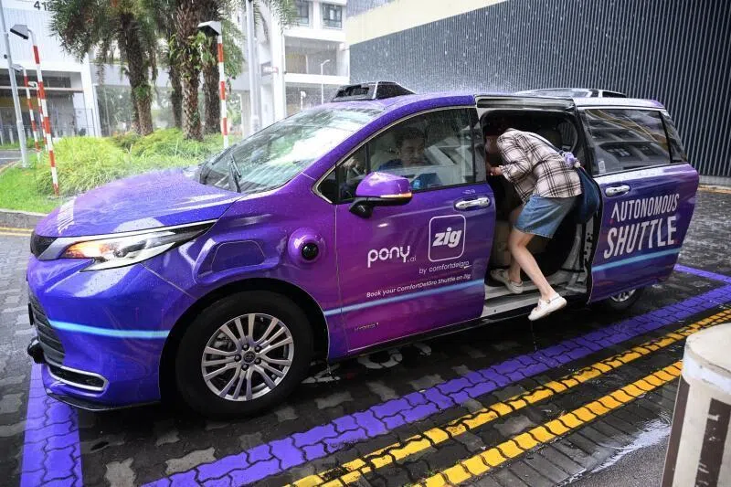 Driverless shuttle trials by ComfortDelGro and Grab were launched in the first half of 2026 in Punggol.