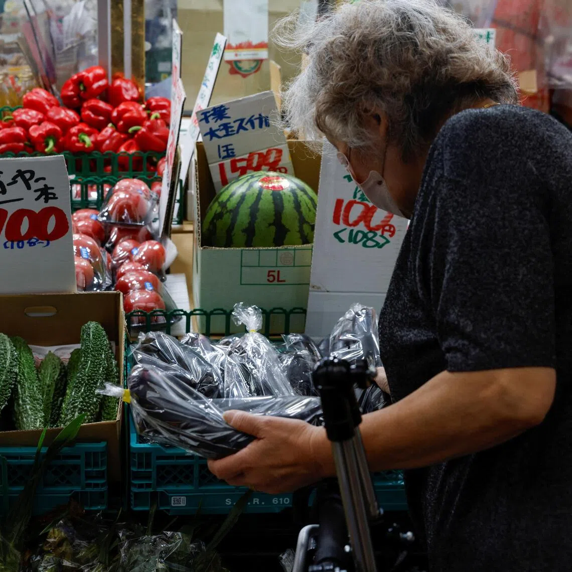 Prices for fresh food rose 7 per cent in July from a year earlier, while processed food cost gains slowed to 3 per cent.