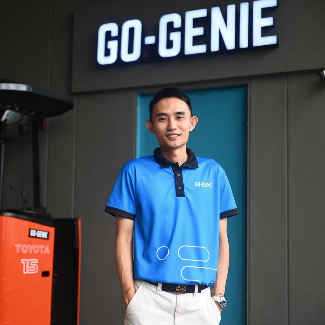 Mr Ang Ming Cong learnt to be a businessman at his parents' market stall.