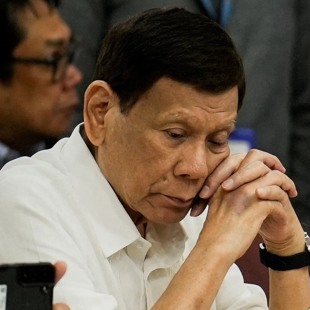 Former Philippine president Rodrigo Duterte is accused of being responsible for a widespread and systematic campaign that led to thousands of killings between 2011 and 2019 during his war on drugs.