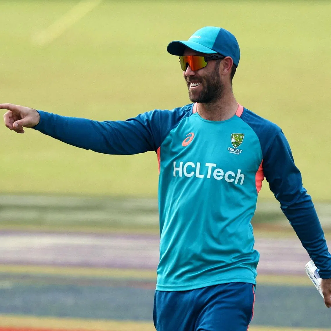 Cricket - ICC Cricket World Cup 2023 - Semi-Final - Australia Practice - Eden Gardens, Kolkata, India - November 14, 2023 Australia's Glenn Maxwell during practice REUTERS/Andrew Boyers