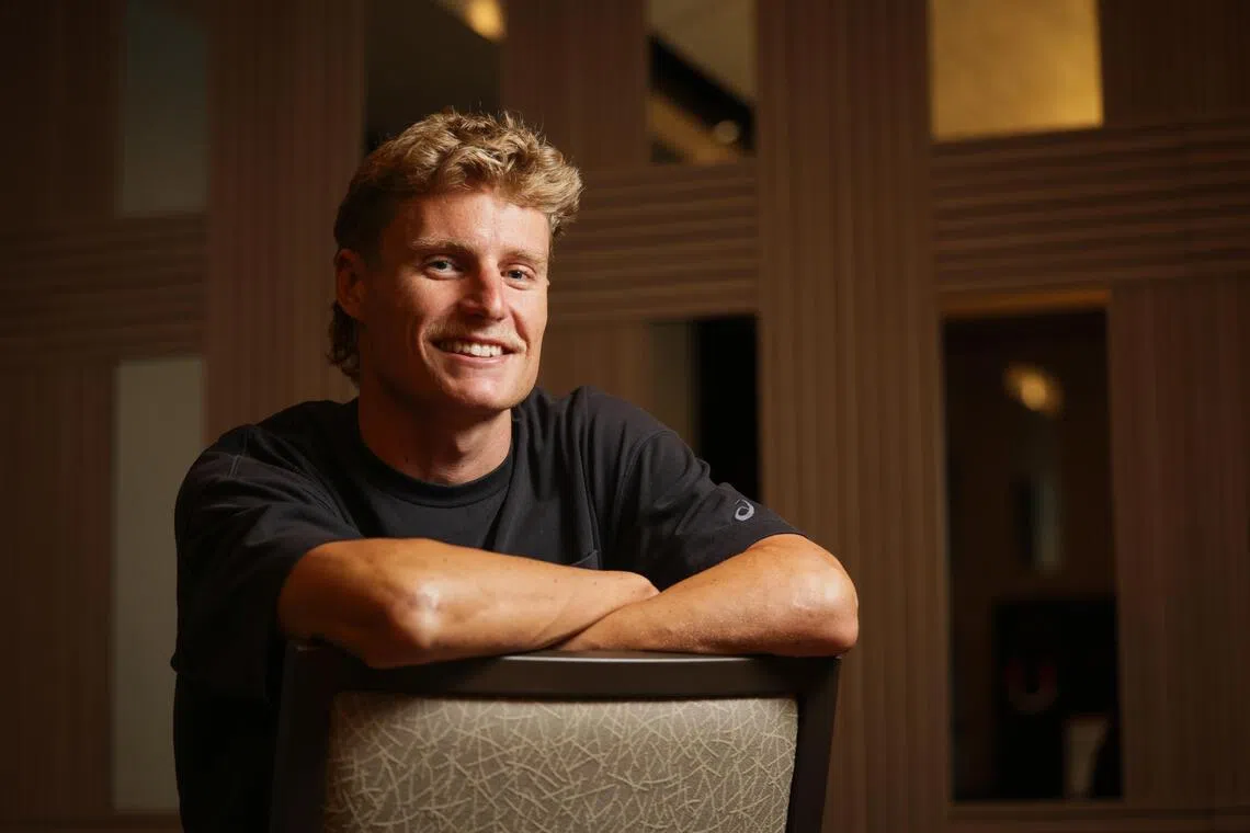 Australian triathlete Matthew Hauser will make his T100 debut in Singapore.