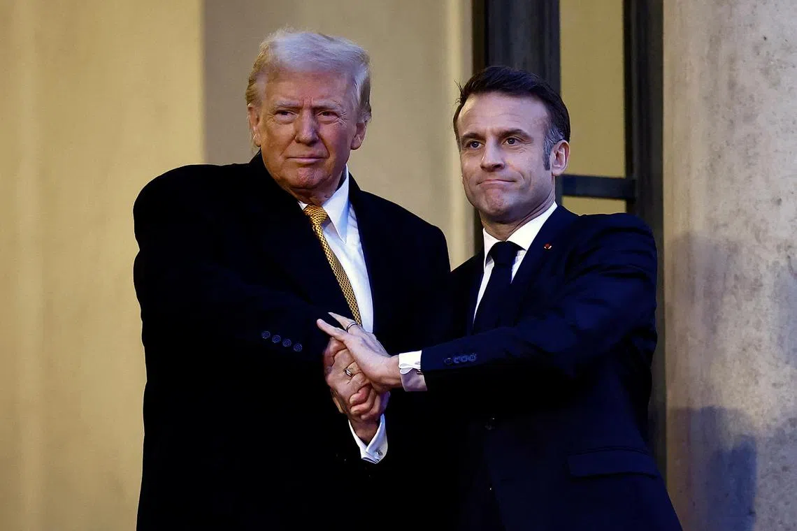 French President Emmanuel Macron will head to the White House on the third anniversary of Russia’s invasion of Ukraine.