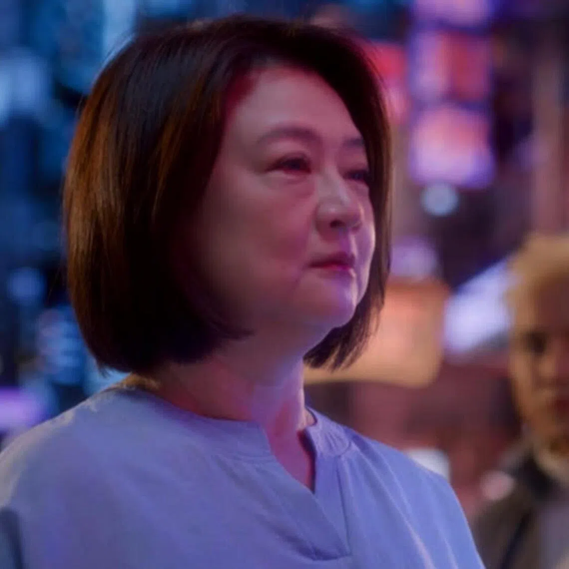 Veteran Singapore actress Chen Liping stars in a music video by Malaysian singer Firdhaus (right), Maybe This Is The Last Song I'll Ever Write For You.