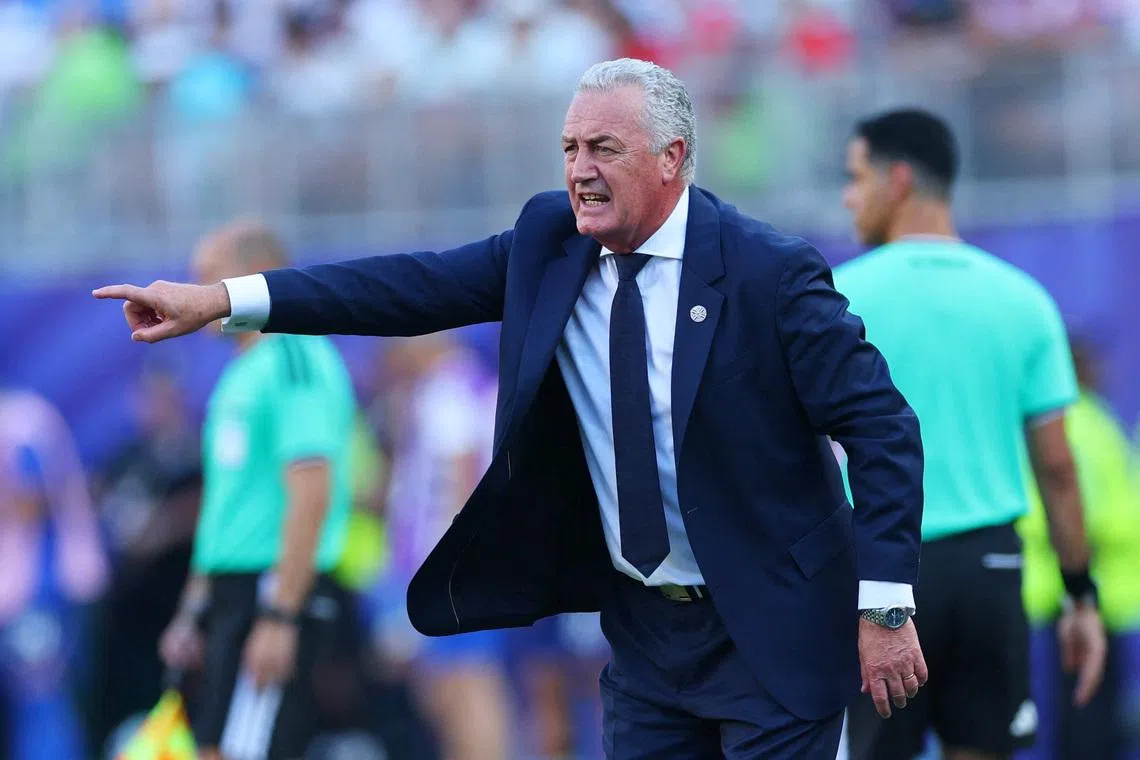 Paraguay coach Gustavo Alfaro remains proud of his team despite the loss.