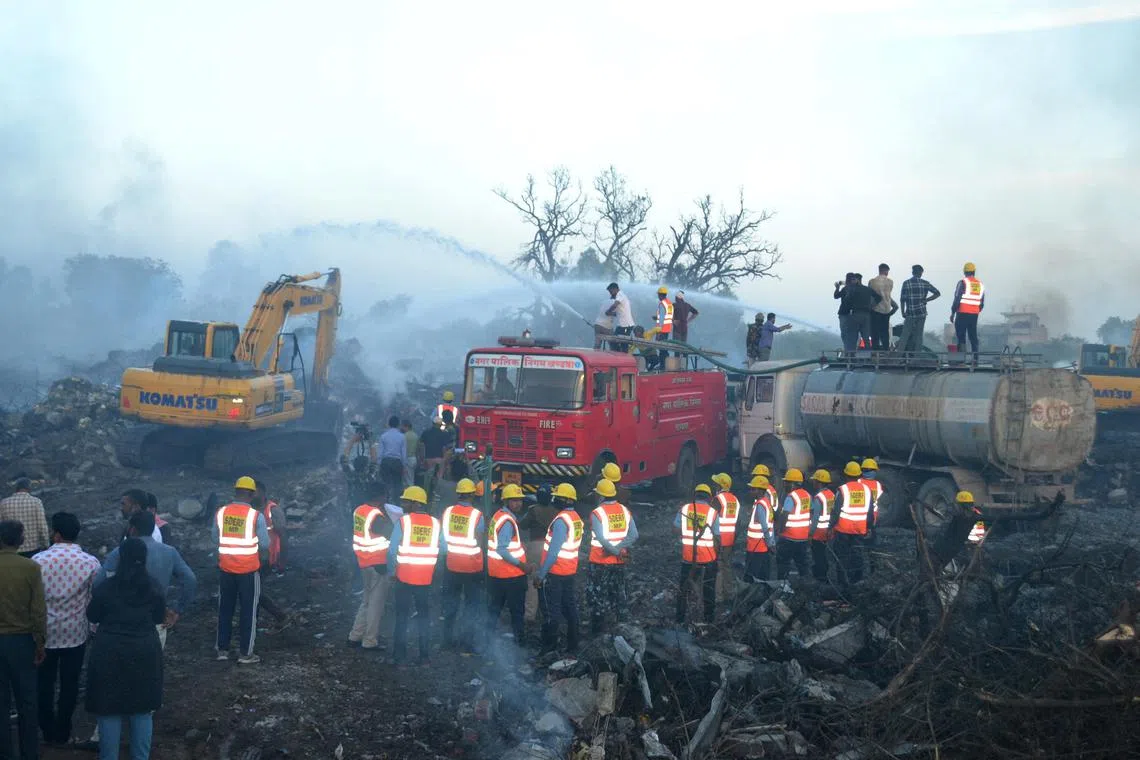 Eight people were killed and 80 injured in central Madhya Pradesh state earlier in February, when a blast at another fireworks factory sparked a giant fire.