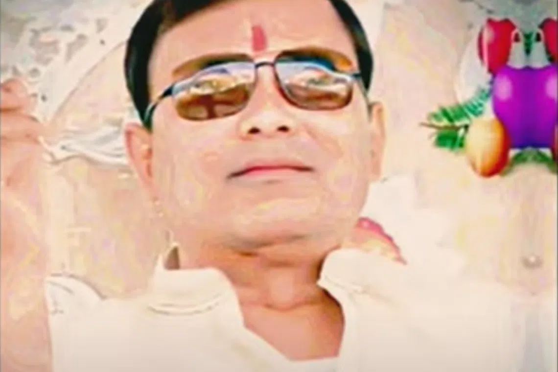 Before his life began as Bhole Baba, the self-proclaimed religious guru was a policeman in Uttar Pradesh and went by the name Suraj Pal Singh. 