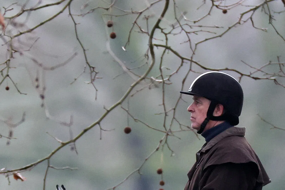 UK police arrest man for allegedly threatening former Prince Andrew, Telegraph reports