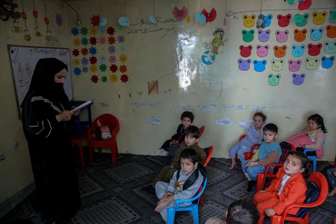 UNICEF warns Afghanistan could lose up to 25,000 female health workers, teachers