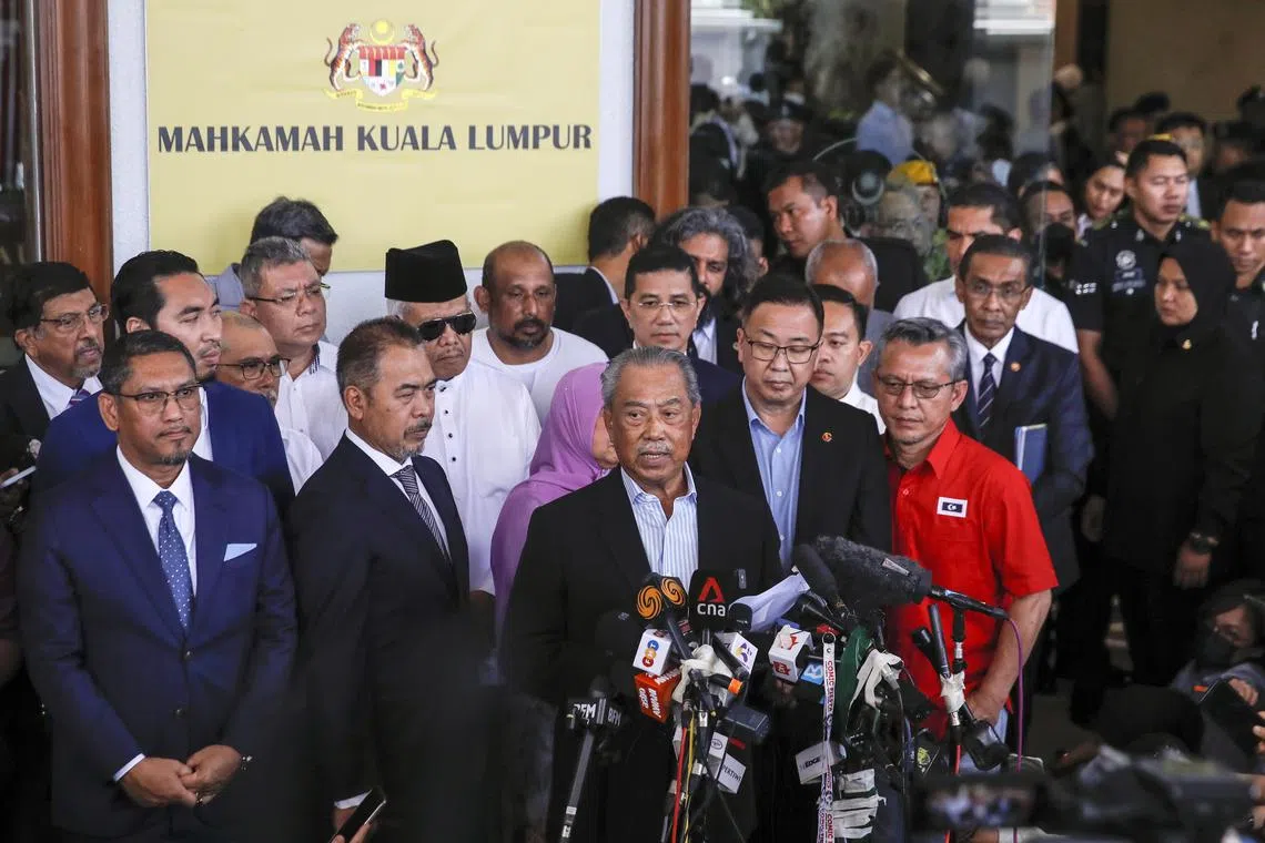 Former Malaysian PM Muhyiddin Yassin was slapped with four counts of abuse of power involving RM232.5 million on Friday in a Kuala Lumpur court.