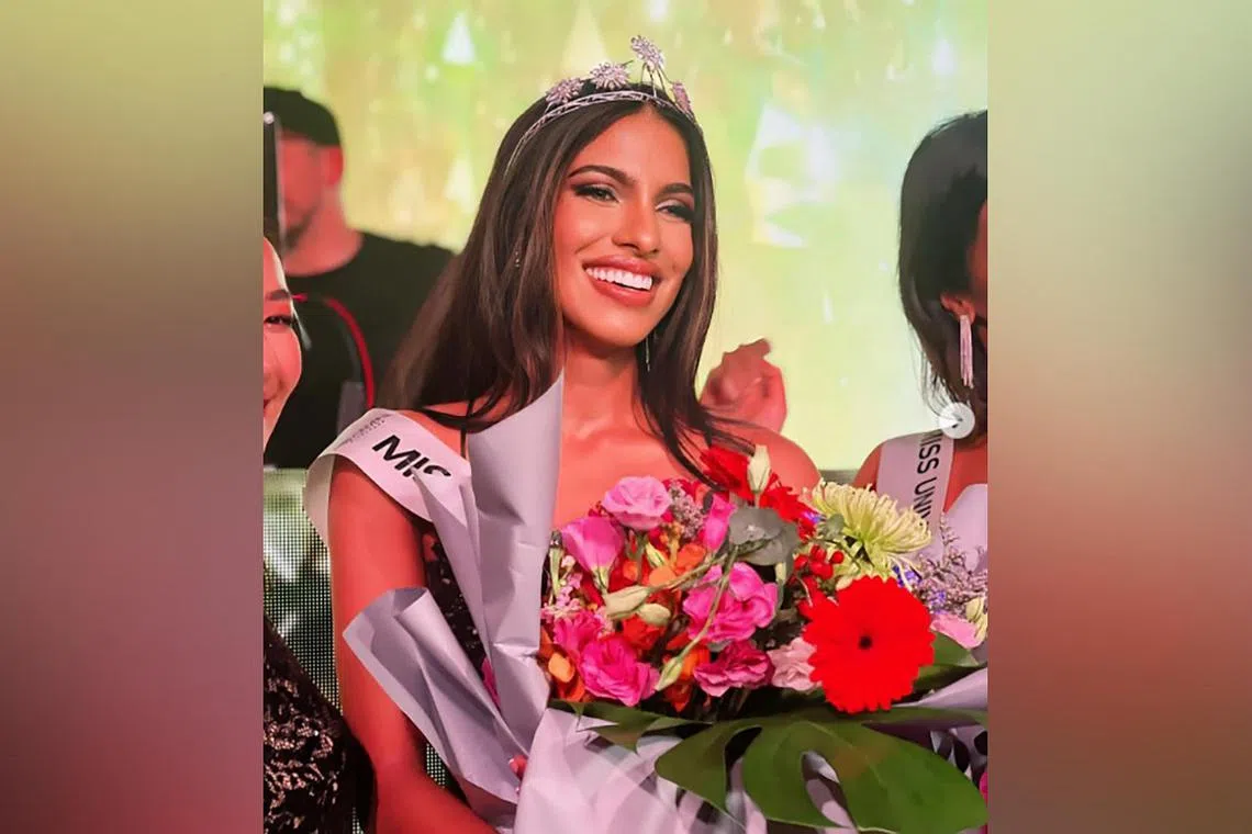 Entrepreneur and personal trainer Priyanka Annuncia was crowned Miss Universe Singapore 2023 on Sept 16.
