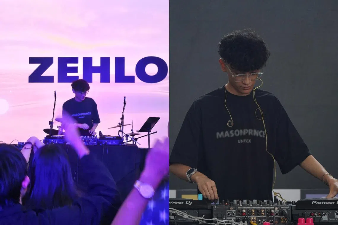 Hasyim Mushuri, also known as DJ Zehlo, started DJing three years ago when he signed up for a co-curricular activity at Nanyang Polytechnic.