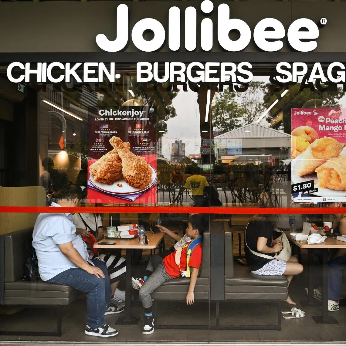 Philippines-based fast-food giant Jollibee is known for its fried chicken and sweet spaghetti.