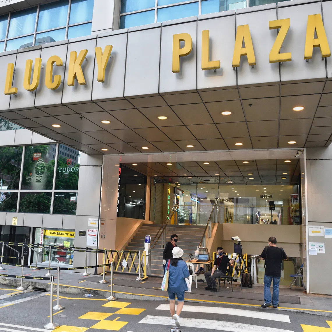 Ukraine national Skripnik Oleksandr was sentenced to six weeks' jail for molesting two women at Lucky Plaza.