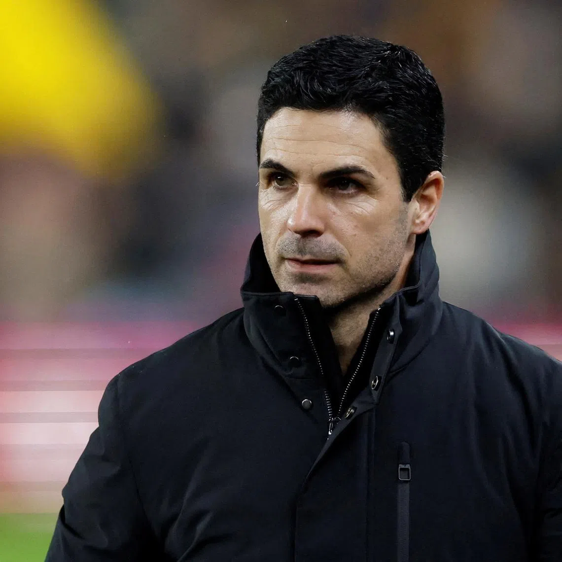 FILE PHOTO: Soccer Football - Premier League - Wolverhampton Wanderers v Arsenal - Molineux Stadium, Wolverhampton, Britain - February 18, 2026  Arsenal manager Mikel Arteta before the match Action Images via Reuters/Peter Cziborra./File Photo