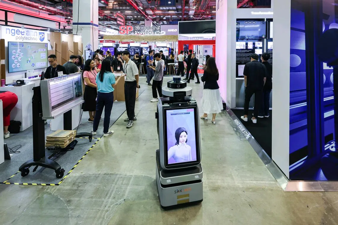 The Singapore Week of Innovation & Technology was held at Sands Expo & Convention Centre on Oct 29.