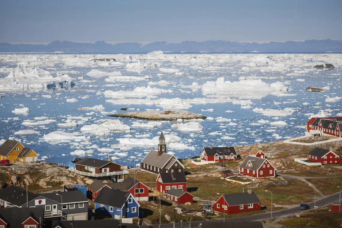 Half the respondents to the survey of Greenland residents said that climate change would harm people in the autonomous territory. 