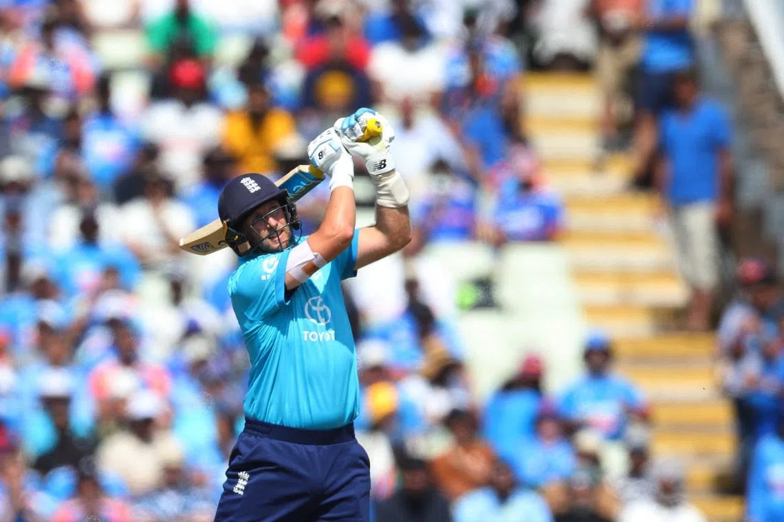 FILE PHOTO: Cricket - First One Day International - England v India - Edgbaston Cricket Ground, Birmingham, Britain - July 14, 2026 England's Joe Root in action Action Images via Reuters/Ed Sykes/File Photo