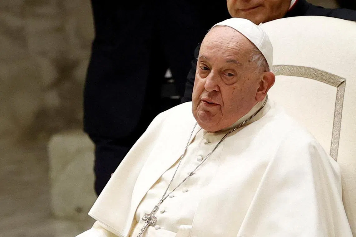 Pope Francis needed supplemental oxygen and blood transfusions, Vatican officials said on Feb 22.