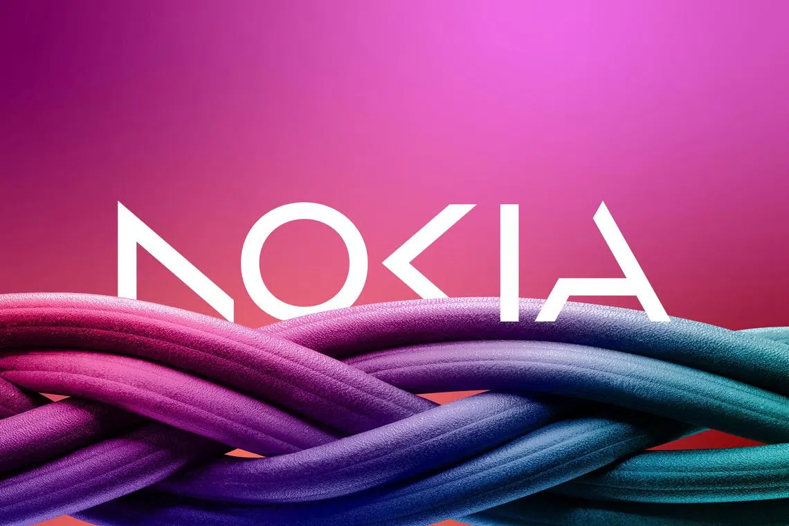The new logo comprises five different shapes forming the word NOKIA. The iconic blue colour of the old logo has been dropped.