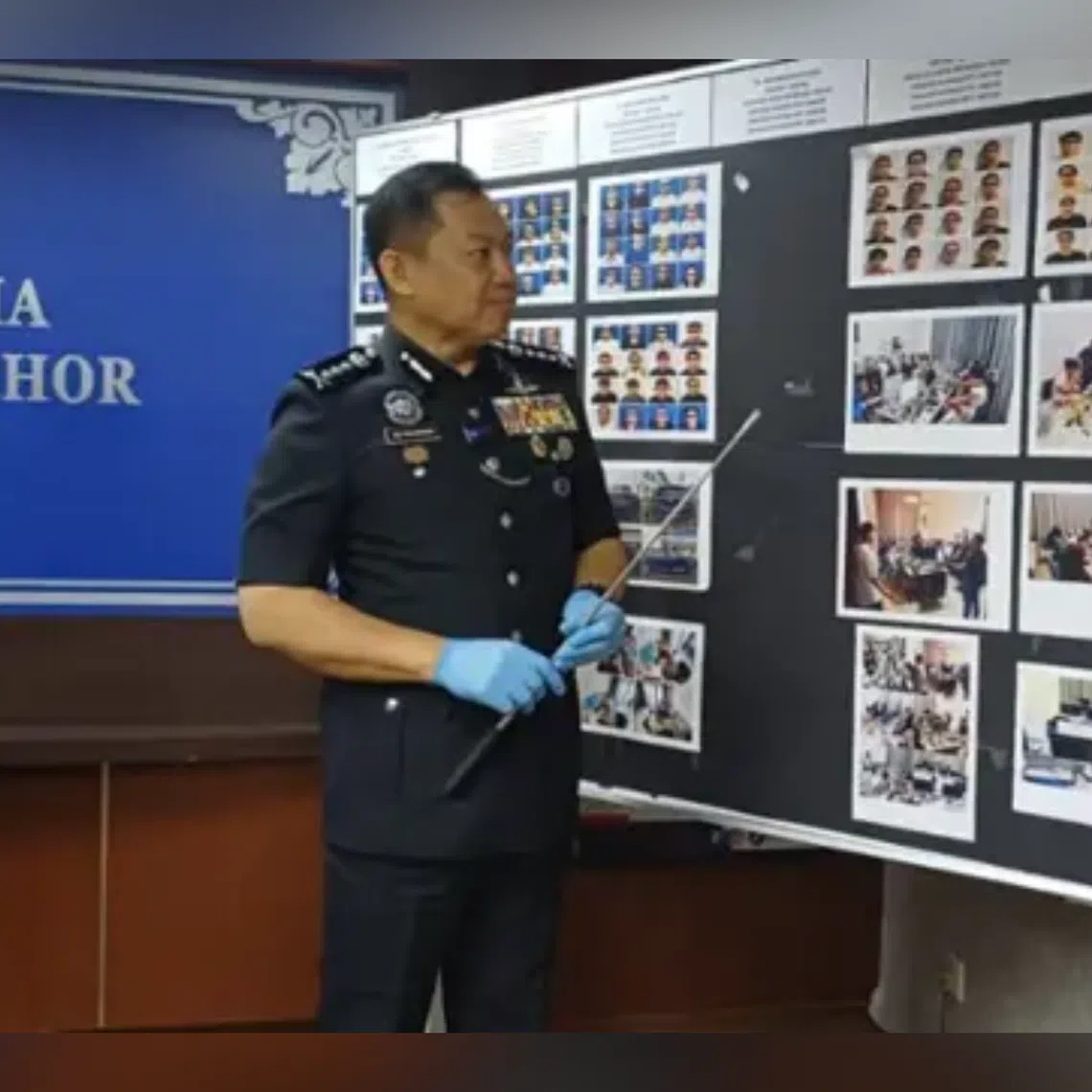 A total of 1,900 electronic gadgets were seized from the premises, including 313 computers, 1,557 mobile phones, 17 laptops, 10 modems, as well as a car.