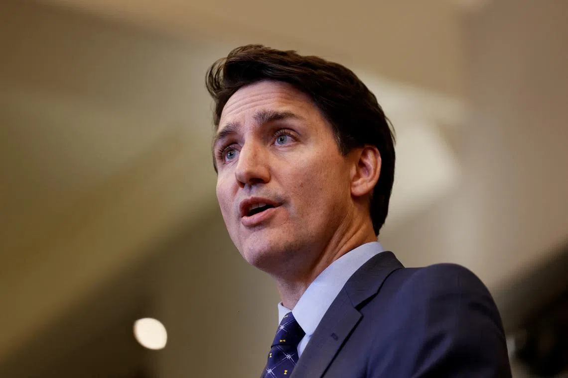 Canada's Prime Minister Justin Trudeau stressed he would not waver when “standing up for Canadian sovereignty.” 
