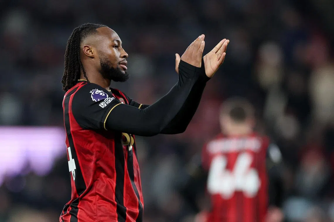 Birthday boy Semenyo signs off in style for Bournemouth