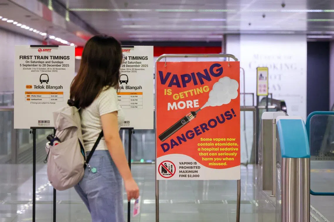The authorities have stepped up enforcement efforts against vapes in the past year, following reports that a number of them were laced with drugs.