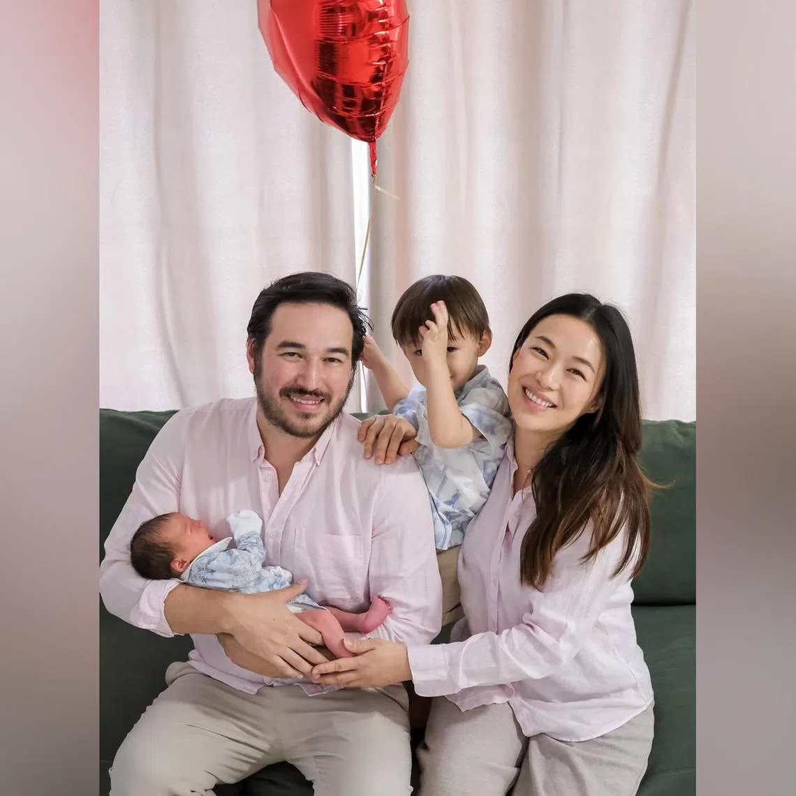 Actress Rebecca Lim has welcomed her second child, a baby girl weighing 3.6kg, adding to her growing family with husband Matthew Webster.