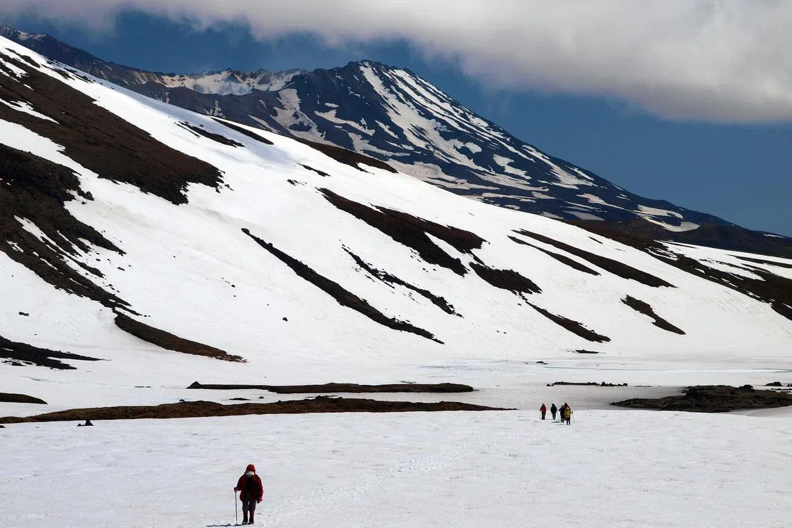 The helicopter crashed in Russia's Kamchatka peninsula, which is known for its pristine rivers, geysers and volcanoes. 
