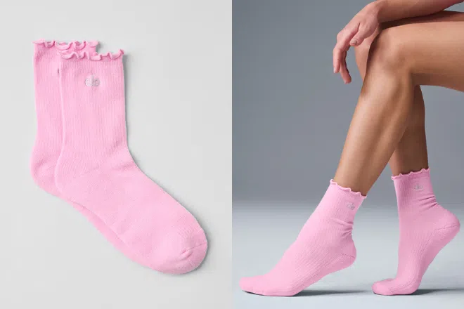 ALO Women’s Lettuce Edge Sock