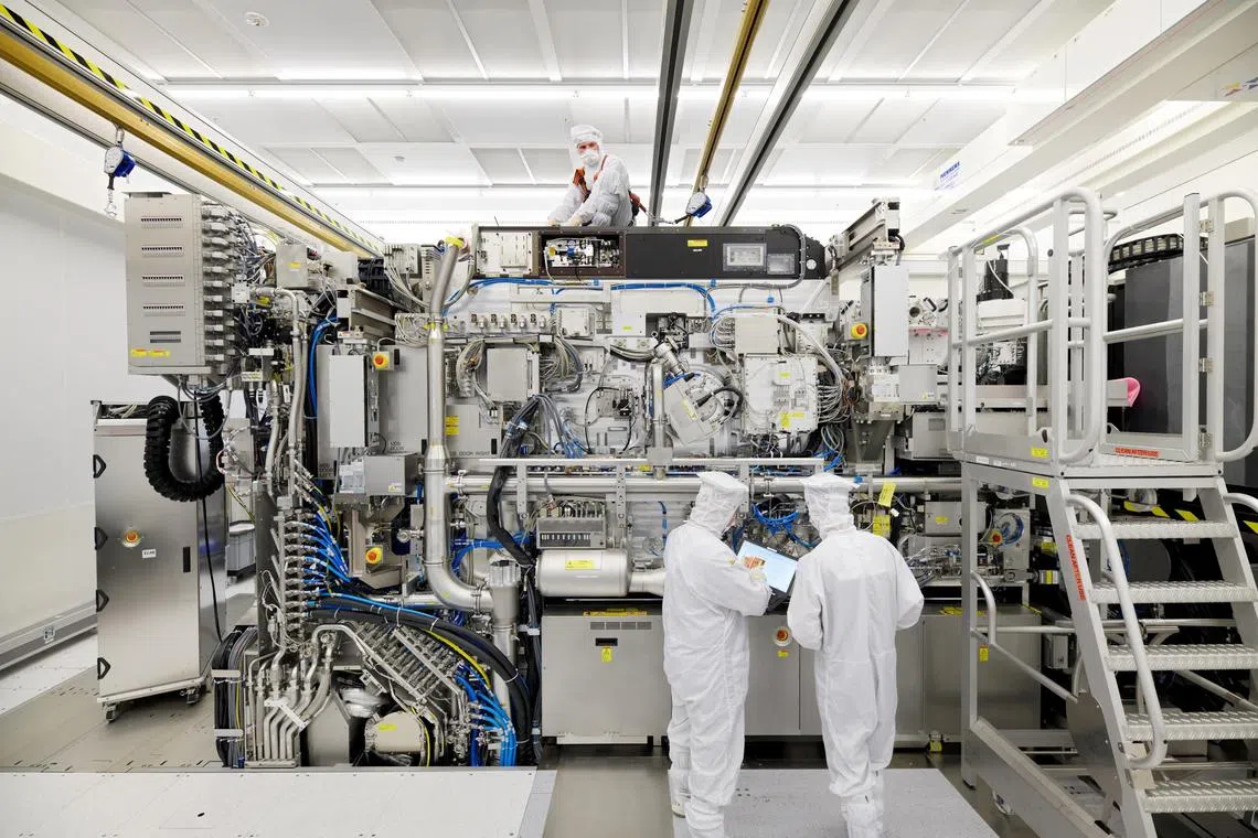 ASML has been restricted from selling EUV machines without a licence under an international agreement known as the Wassenaar Arrangement.