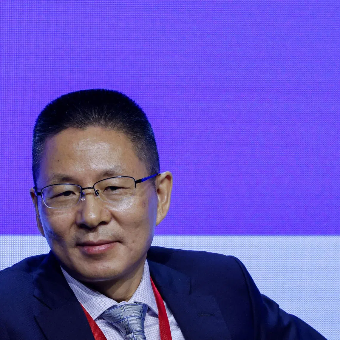 FILE PHOTO: Wang Jianjun, Vice Chairman of the China Securities Regulatory Commission, speaks during the Global Financial Leaders' Investment Summit, in Hong Kong, China November 7, 2023. REUTERS/Tyrone Siu/File Photo