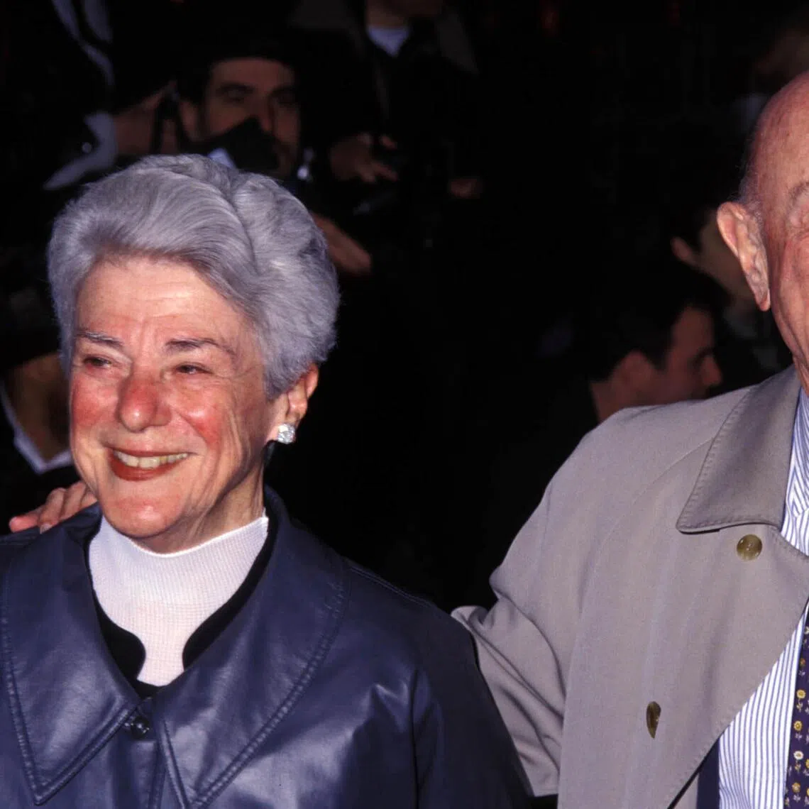Billie and Laurence Tisch at the I Dreamed of Africa movie premiere at Sony Lincoln Theatre, New York on Oct 4, 2000.