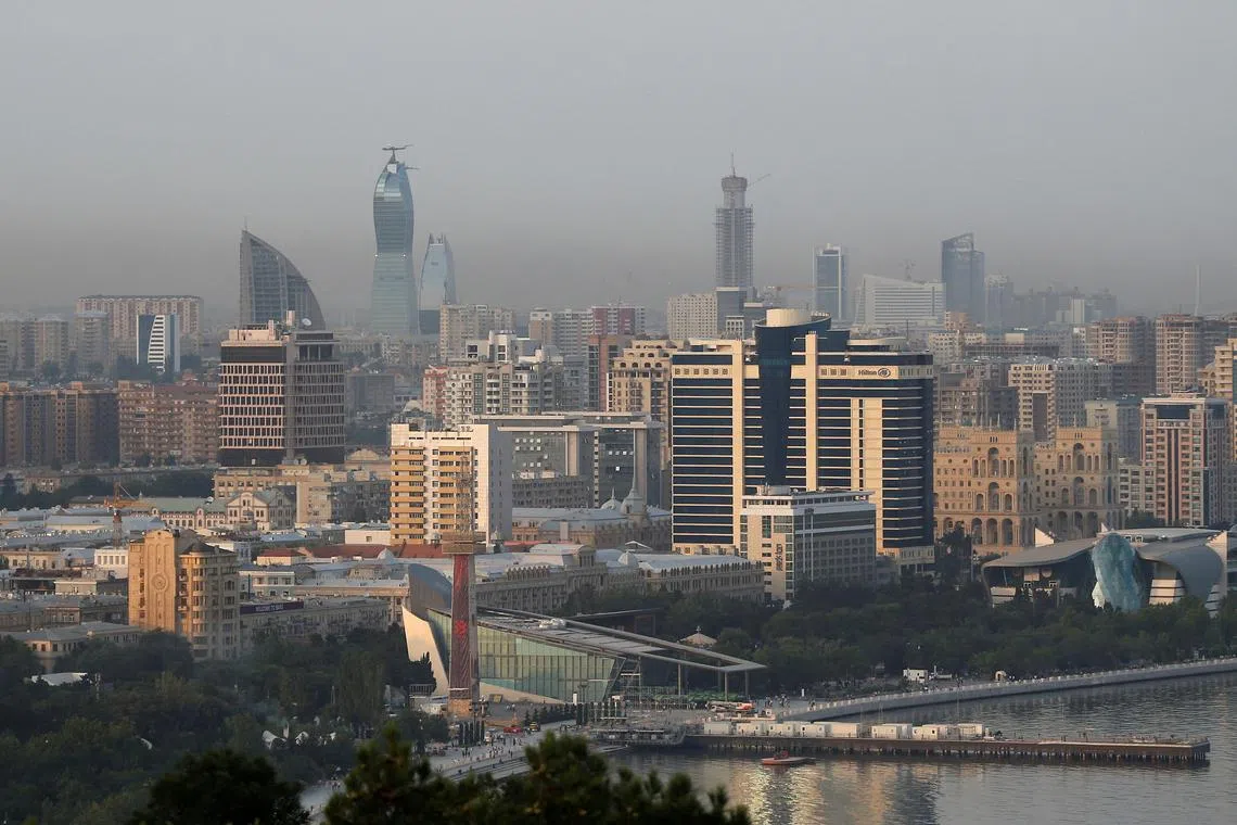 FILE PHOTO: A general view shows central Baku, Azerbaijan, June 23, 2016. REUTERS/Maxim Shemetov/File Photo